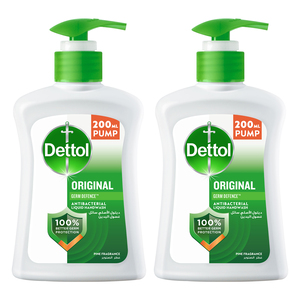 Dettol Original Anti-Bacterial Hand Wash Value Pack 2 x 200 ml