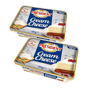 President Cream Cheese Value Pack 2 x 180 g