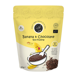 Bitsy Bowl Banana & Chocolate Rice Pudding From 8+ Months 180 g