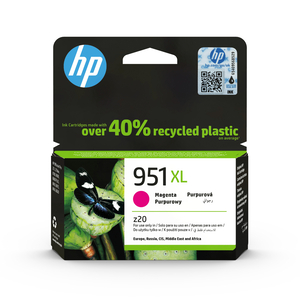 HP 951XL High Yield Original Ink Cartridge (CN047AE),Magenta