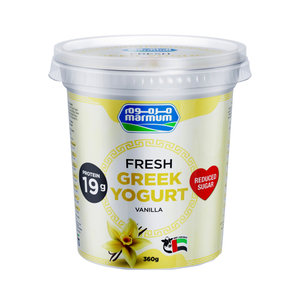 Marmum Vanilla Fresh Greek Yogurt Reduced Sugar 360 g