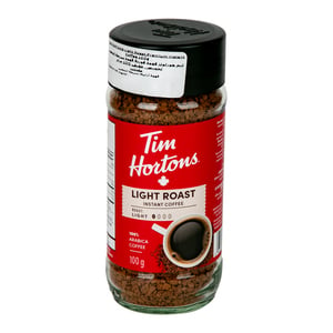 Tim Hortons Light Roast Premium Instant Coffee 100 g