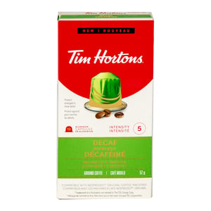 Tim Hortons Decaf Espresso Coffee Capsules 52 g