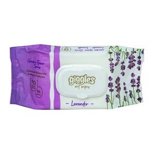Giggles Lavender Wet Wipes 72 pcs