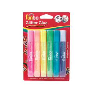 Funbo Glitter Glue Neon 6 x 12.5 g