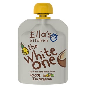 Ella's Kitchen Organic The White One Squished Smoothie Fruits From 6+ Months Baby Food 90 g