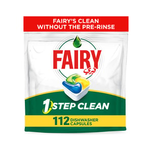 Fairy 1 Step Clean Automatic Dishwasher Capsules 112 pcs