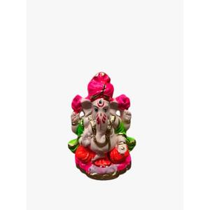 Maple Leaf Eco Friendly Turban Ganesha Painted 10cm Assorted