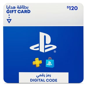 Sony Play Station Network Wallet Digital Top Up Card, 120 USD