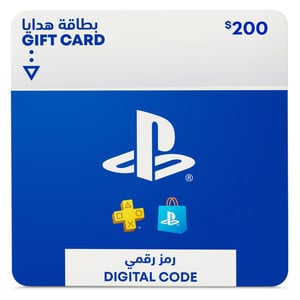 Sony Play Station Network Wallet Digital Top Up Card, 200 USD