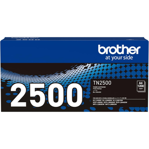 Brother Genuine TN2500 Standard Yield Black Ink Printer Toner Cartridge, Prints Up to 1,200 pages