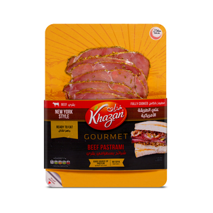 Khazan Beef Pastrami Slice Chilled Meats 180 g