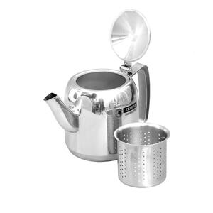 Zebra Stainless Steel Tea Pot with Filter, 1.5L, 113407