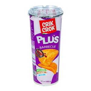 Crik Crok Plus Gluten Free Barbeque Chips 100 g