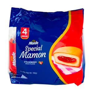 Monde Special Mamon Strawberry Cream Flavour 4 x 48 g