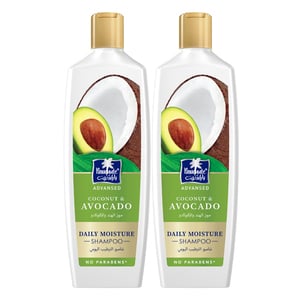 Parachute Advansed Daily Moisture Shampoo With Avocado & Coconut 2 x 340 ml