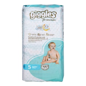 Giggles Premium Baby Diaper Junior Size 5 11-25 kg 44 pcs