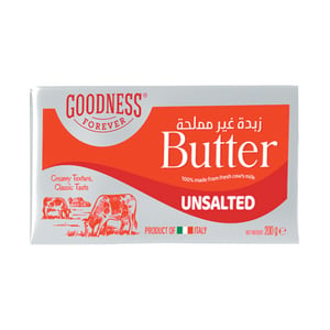 Goodness Forever Unsalted Butter 200 g