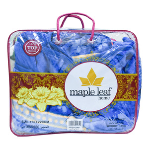 Maple Leaf Blanket, 160x220 cm, Assorted