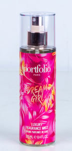 Portfolio Dream Girl Fragrance Mist For Women 250ml