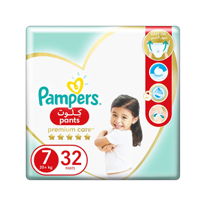 Pampers Premium Care Diaper Pants Size 7 20+ kg Value Pack 32 pcs