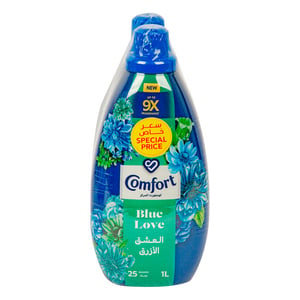 Comfort Blue Love Fabric Softener Value Pack 2 x 1 Litre