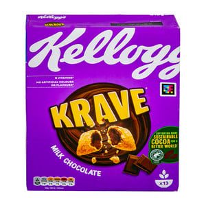 Kellogg's Krave Milk Chocolate Cereal 410 g