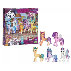 My Little Pony Huf to Heart - Meet The Mane 5pc  F3327