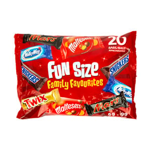 Mars Fun Size Family Favourite Chocolate Bars 20pcs 358 g