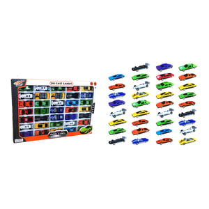 Skid Fusion Metal Power Car Playset 35Pcs LA-296 Assorted