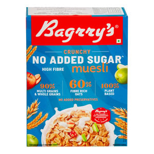 Bagrry's Crunchy Muesli No Added Sugar 500 g