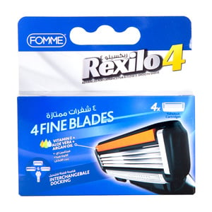 Fomme Rexilo 4 Fine Blades Cartridges 4 pcs