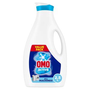 Omo Liquid Laundry Detergent, Active Value Pack 2.5 Litres