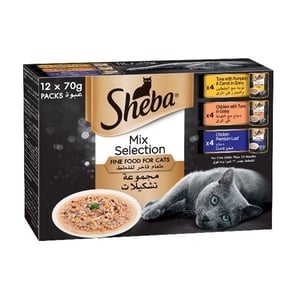 Sheba Mix Selection Fine Food For Cats 12 x 70 g