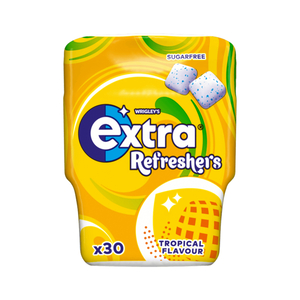 Wrigley's Sugar Free Extra Refreshers Tropical Flavor Chewing Gum 30pcs 67 g