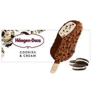 Haagen-Dazs Cookies & Cream Ice Cream Stick 80 ml