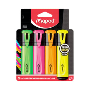 Maped Highlighter Fluo 4pcs MD-742547