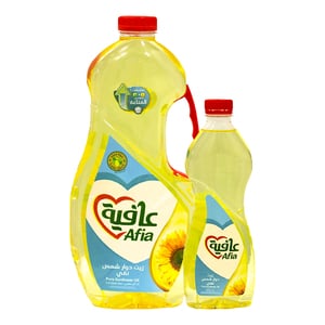 Afia Pure Sunflower Oil 1.5 Litres + 500 ml