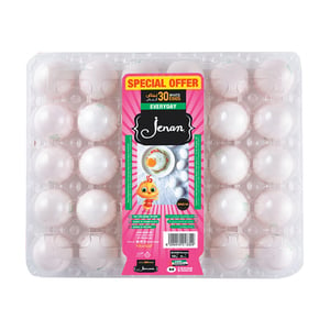Jenan White/Brown Eggs Medium Value Pack 30 pcs
