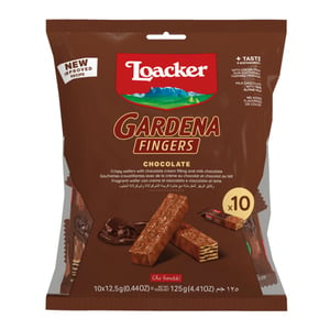 Loacker Gardena Fingers Chocolate 10 x 12.5 g