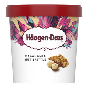 Haagen-Dazs Vanilla With Macadamia Nut Brittle Ice Cream 100 ml