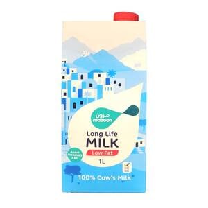 Mazoon Low Fat Long Life Milk 4 x 1 Litre