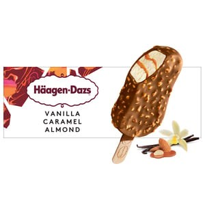 Haagen-Dazs Vanilla Caramel Almond Ice Cream Stick 80 ml