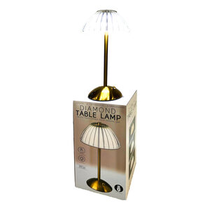 Cordless Table Lamp Gold