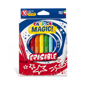 Carioca Magic Erasable Felt Tip Pens, Multi-Colour, 10 pcs
