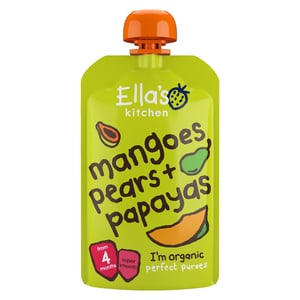 Ella's Kitchen Organic Mangoes, Pears + Papayas 120 g