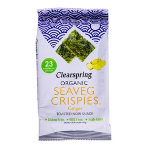 Clearspring Organic Seaveg Ginger Crispies 4 g