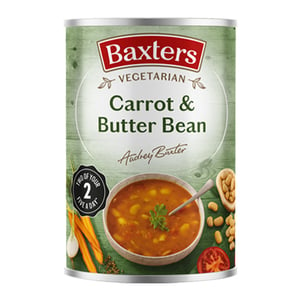 Baxters Vegetarian Carrot & Butter Bean Soup 400 g