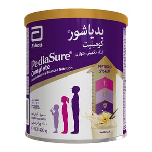 Pediasure Complete Peptigro Complemetary Balanced Nutrition Vanilla For Children 1-10 Years Old 400 g