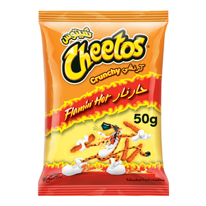 Cheetos Crunchy Flamin' Hot Chips 50 g